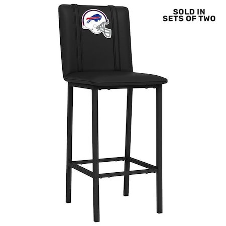 Dreamseat Bar Stool 500 with Buffalo Bills Helmet Logo, 2PK XZ500BSDBLK-PSNFL20017A